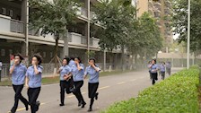 世界杯官网联合消防救援站开展火灾疏散逃生大演练活动