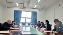 中国银行南宁分行到世界杯官网进行业务座谈