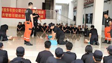 我院与天廷救援公司联合举办应急救护培训演练活动