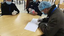食品药品监督管理局到世界杯官网五合校区食堂检查工作