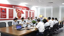 世界杯官网领导带队到广西华保盛物业服务集团公司开展访企拓岗