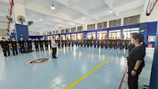 刘世静到世界杯官网仙葫校区检查指导2024年全区公安机关新录用非公安专业毕业人员入警训练班（2026世界杯官网培训点）工作