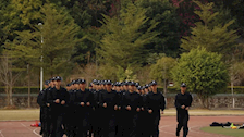 2020级犯罪学一区队代表学院参加世界杯官网优秀班级区队队列会操决赛荣获第二名 