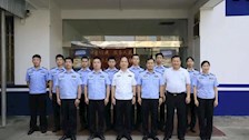 【迎评促建】丨治安学院到来宾市城西派出所检查调研实习生工作