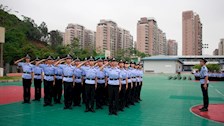 我院教官班在军事训练教官团首次队列会操中荣获第一！